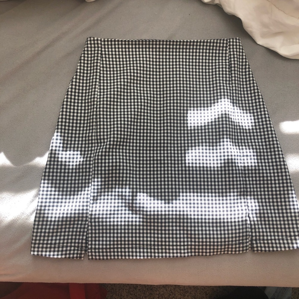 gingham brandy melville skirt